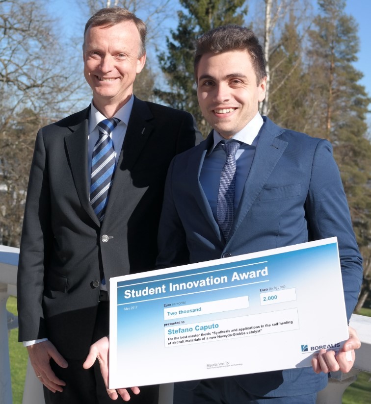 Stefano Caputo from the University of Salerno (Italy) and SVP Innovation & Technology Maurits van Tol (Borealis)