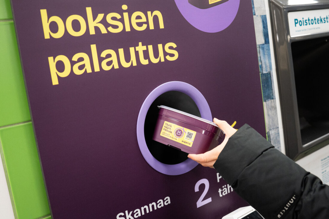 A simple return system keeps packaging in use—and out of the trash.