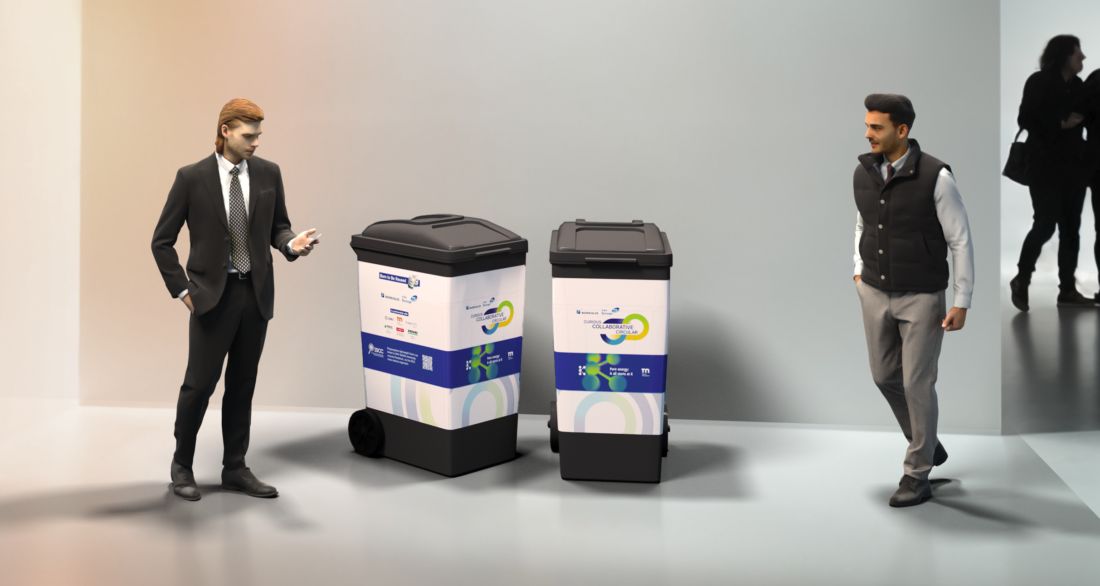 50 dedicated collection points across the fairground will enable reuse of the cups