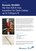 Borealis HE4883: The First ADCA-Free Insulation for Data Cables up to Category 8