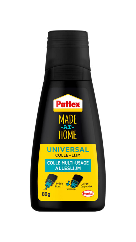 Photo: Henkel’s Pattex Made at Home plastic bottle and nozzle composed of 100% PCR material 