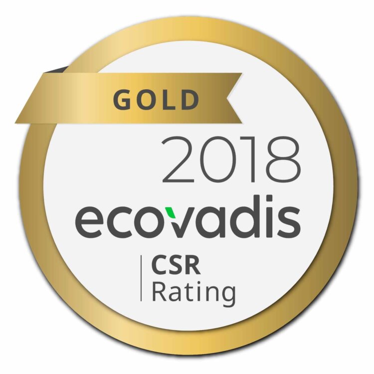 EcoVadis Gold CSR Rating 