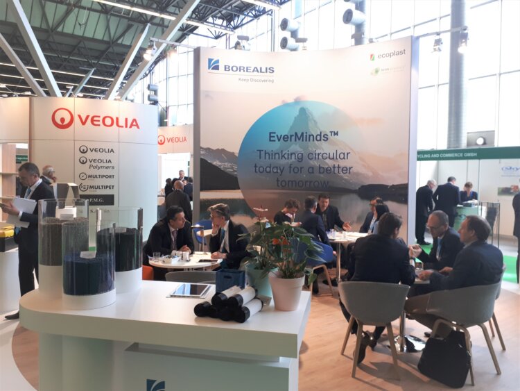 Photo: Borealis EverMinds™ - establishing circular thinking with value chain partners at the Plastics Recycling Show Europe (PRSE)