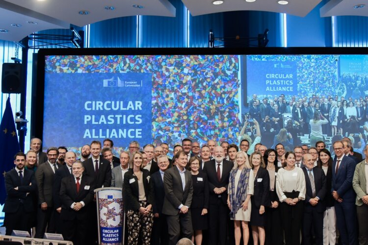 photo: Circular Plastics Alliance conference in Brussels.
