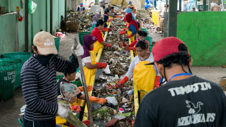 photo: Project STOP has created 90 full-time jobs in waste management.