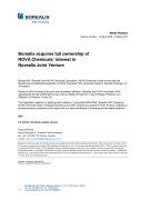 2020 04 15 Borealis acquires full ownership of NOVA Chemicals’ interest in Novealis Joint Venture_EN