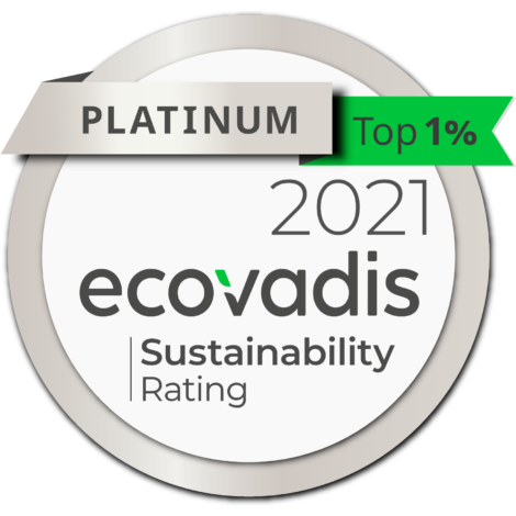 Borealis is proud to have achieved the Platinum Medal in the annual EcoVadis assessment of corporate social responsibility (CSR) for the first time.