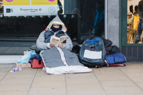 Foto: Die Finanzierung aus dem Borealis Social Fund wird es Sheltersuit UK ermöglichen, eine Präsenz in London aufzubauen, von wo aus Obdachlose in ganz Großbritannien unterstützt werden können.