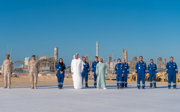photo: His Highness Sheikh Hamdan bin Zayed Al Nahyan witnessed the ground-breaking ceremony of the fourth Borouge facility, at the company’s polyolefin manufacturing complex in Ruwais, Abu Dhabi, UAE.