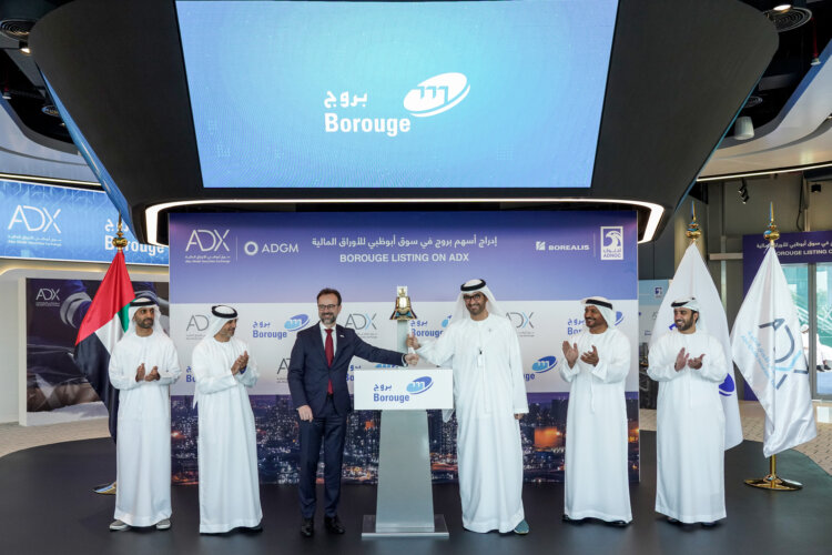 Photo: Borouge has listed on the Abu Dhabi Securities Exchange today, following the completion of Abu Dhabi’s largest-ever Initial IPO and the Middle East’s largest-ever petrochemicals listing.