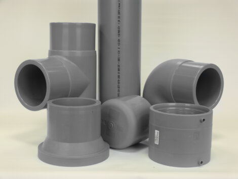 Photo: Next-generation sustainable NIRON BETA PP-RCT pipe manufactured by NUPI  using ISCC PLUS certified Bornewables™ PP polymer from Borealis