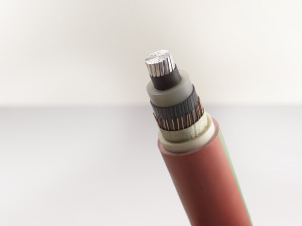 Photo: The first-ever Borcycle™ M jacketing compound Borcycle™ M ME7153SY, used in medium voltage cables similar to the one shown in the photo, contains 50% post-consumer recyclate.
