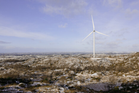 Kuva Axpon tuulivoimapuistosta