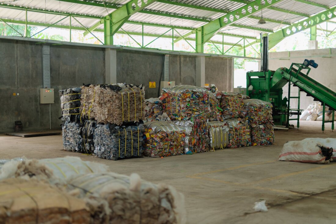 Photo: Sorted plastic waste