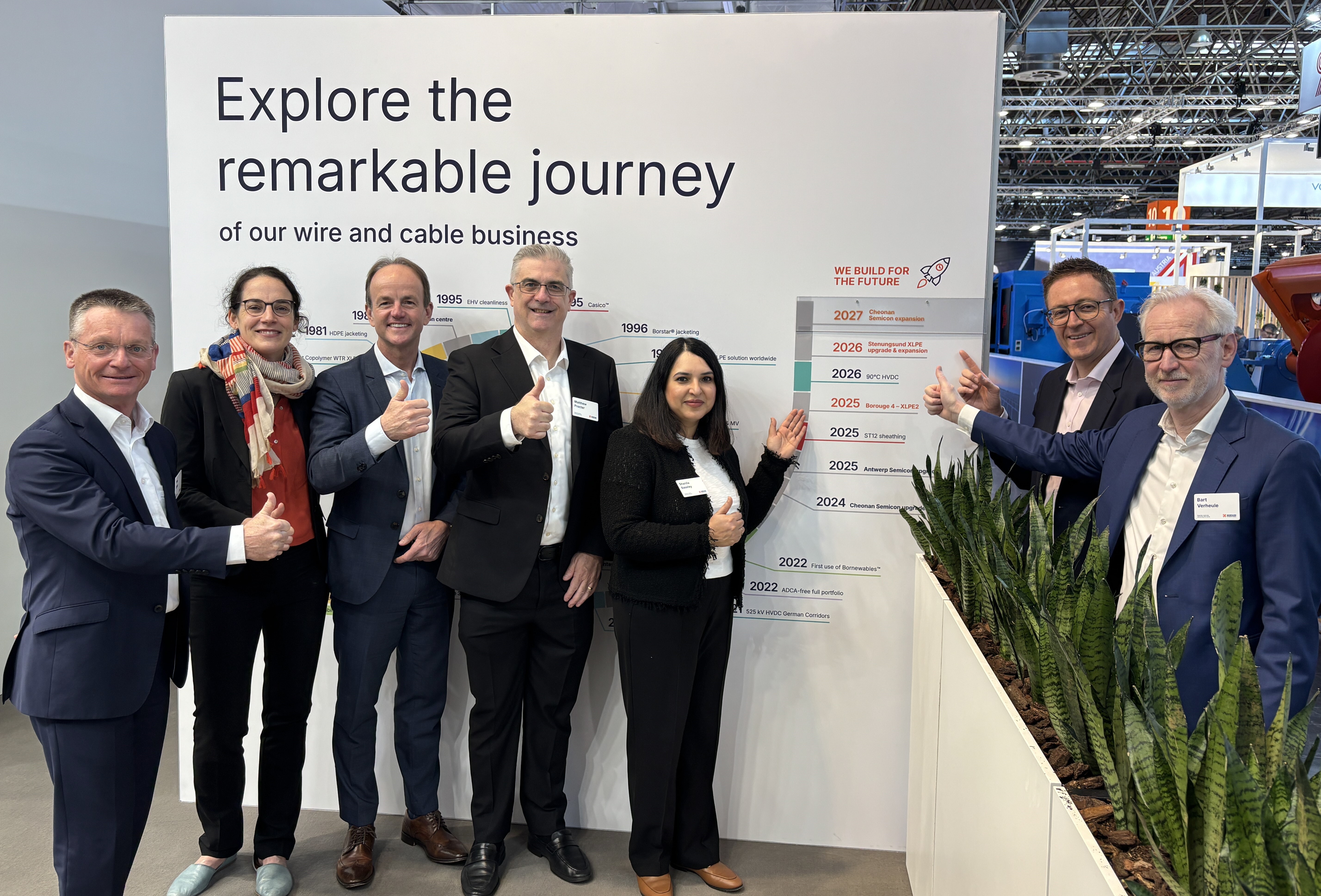 Foto: Gruppenbild auf der wire Düsseldorf 2026
