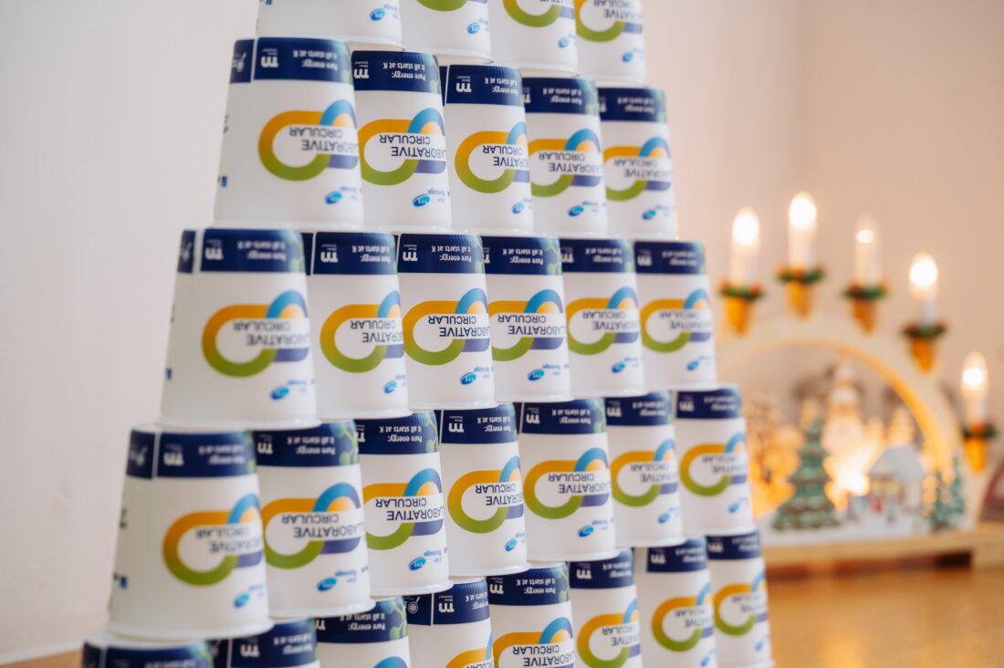 Photo: Designed for reuse: Lightweight, durable, and made with chemically recycled feedstock using OMV’s ReOil® technology