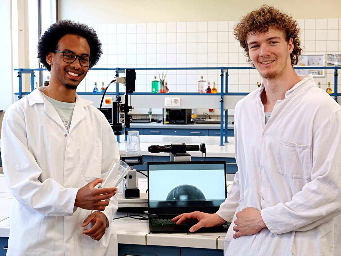 Photo: Third-Place Recipients Malik Grovogui and Dominik Henhapel