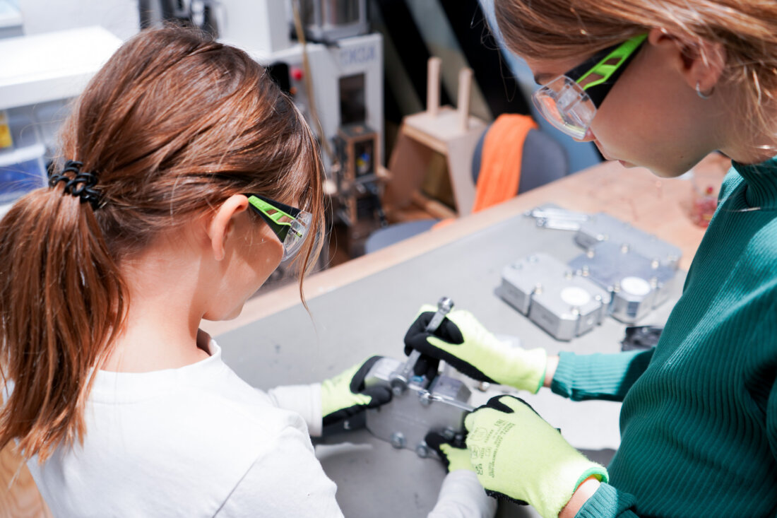 Photo: Austria: The plastic garage provides a hands-on recycling experience and facilitates the understanding of the value and challenges of plastics recycling