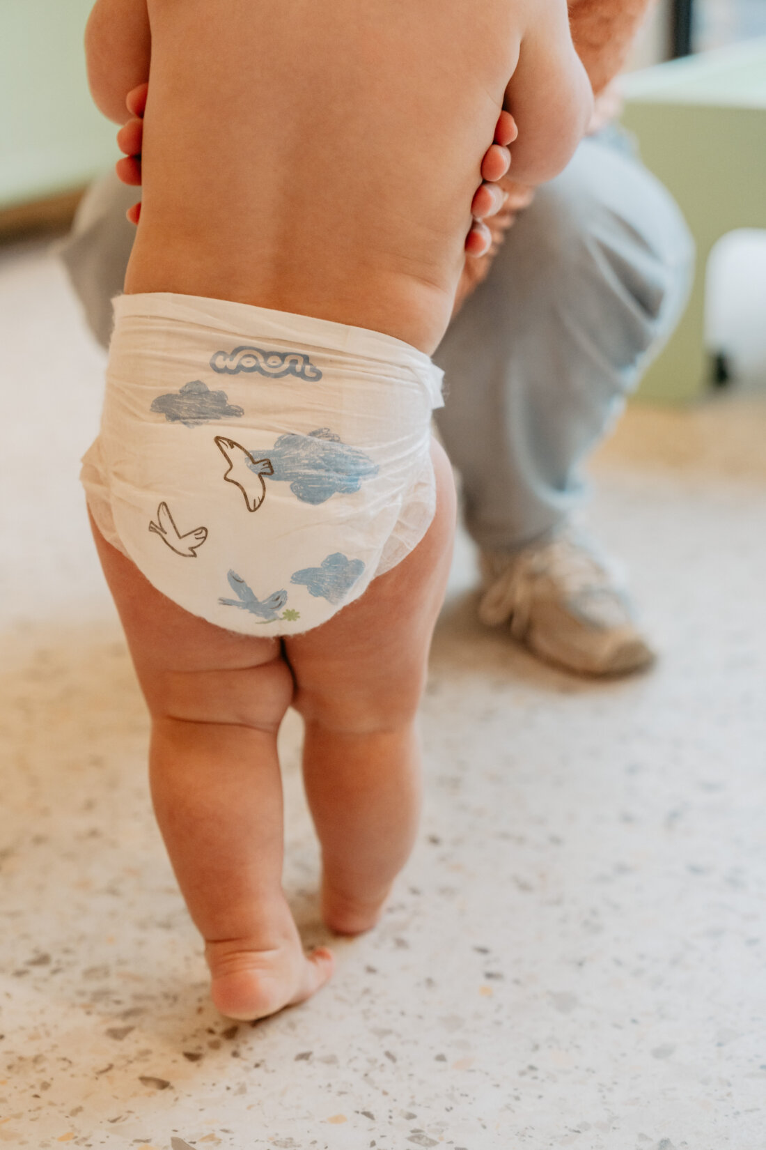 Photo: Woosh diapers are designed with recycling in mind. After use, they are collected and separated into their constituent materials, enabling the plastics to be chemically recycled into feedstock for new materials.
