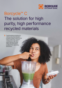 Borcycle™ C  - The solution for high purity, high performance recycled materials