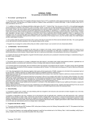 General Terms for purchase of Goods and Works international use CES